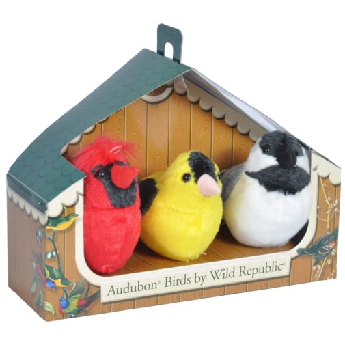 Audubon Birds Bundle Series 1 (Cardinal,Chickadee,Goldfinch)