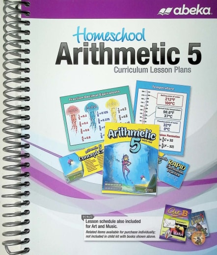 Abeka Arithmetic 5 Homeschool Curriculum Lesson Plans - Revised (433764)