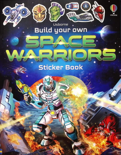 Build Your Own Space Warriors Sticker Book