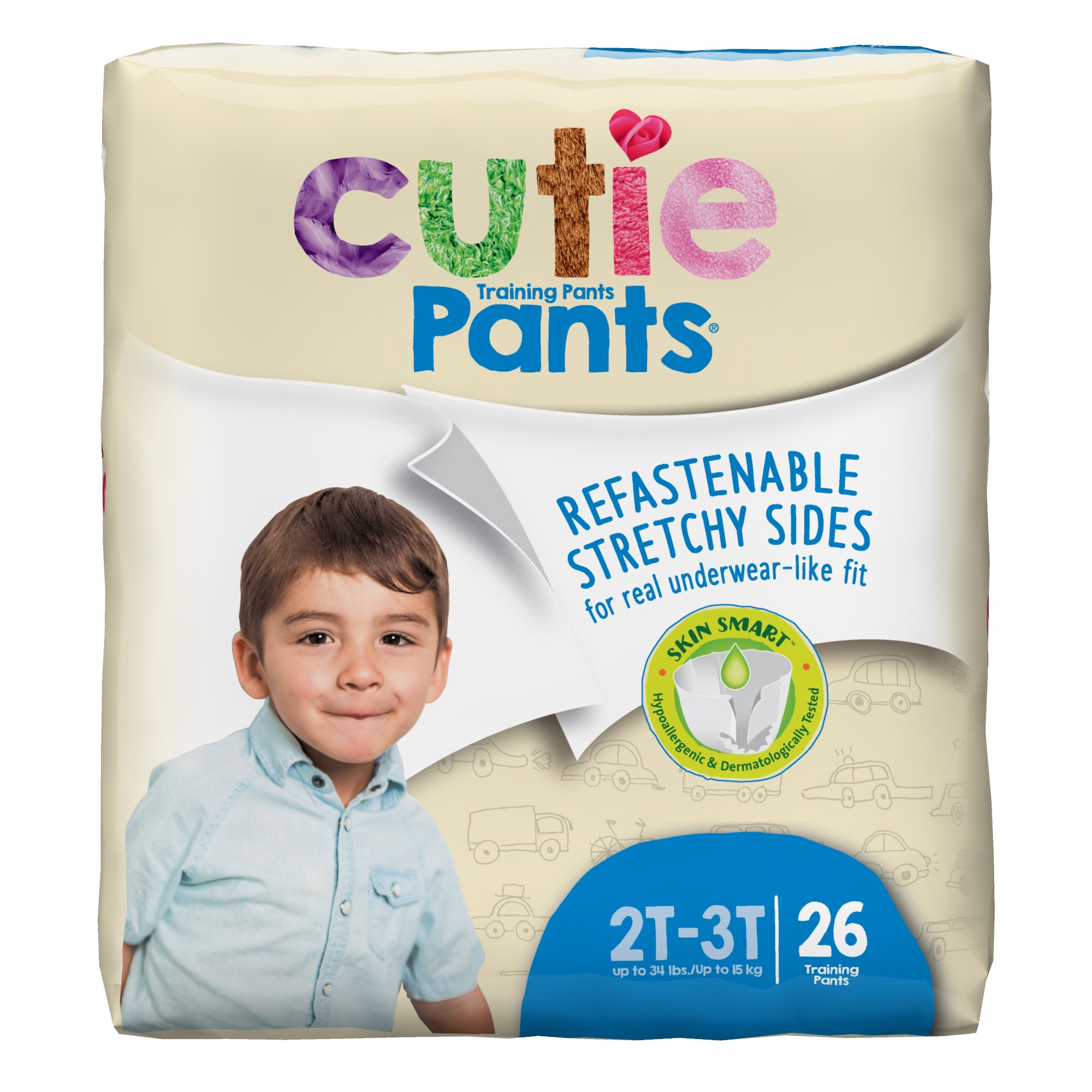 Cutie Pants Training Pants, 2T to 3T MK 831574