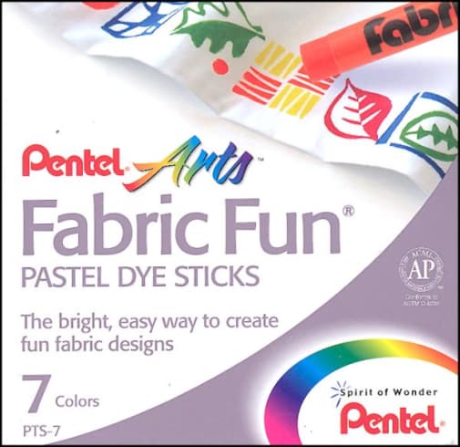 Pentel Fabric Fun Pastel Dye Sticks - 7