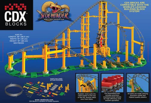 CDX Blocks Sidewinder Roller Coaster