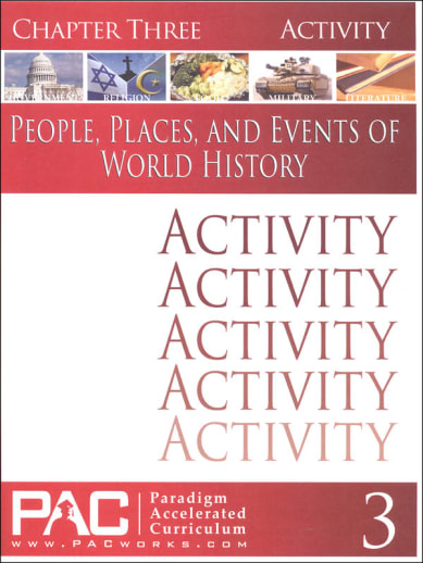 World History - Chapter 3 Activities