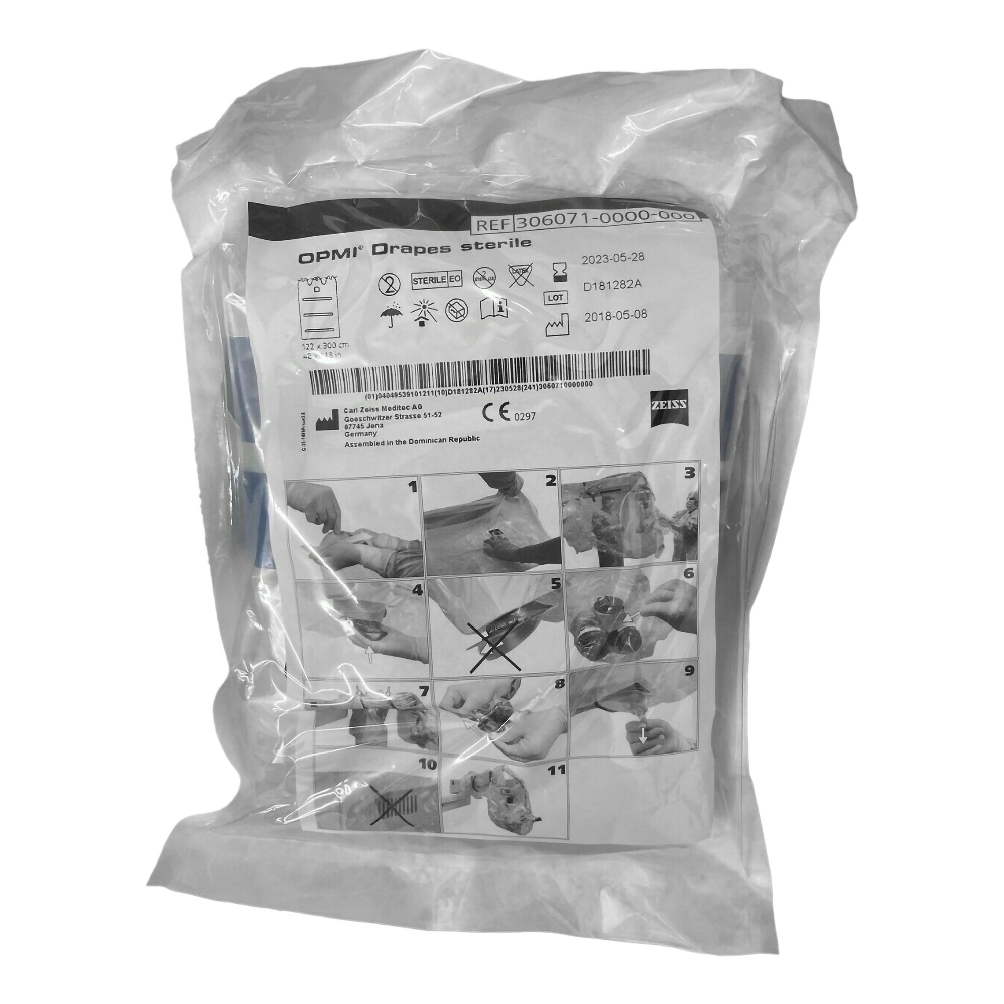 Zeiss Microscope Drape, 118 x 48 Inch MK 221316