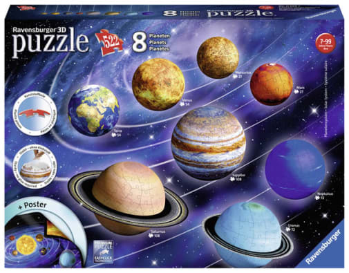 Ravensburger Solar System 3D Puzzle (522 pieces)