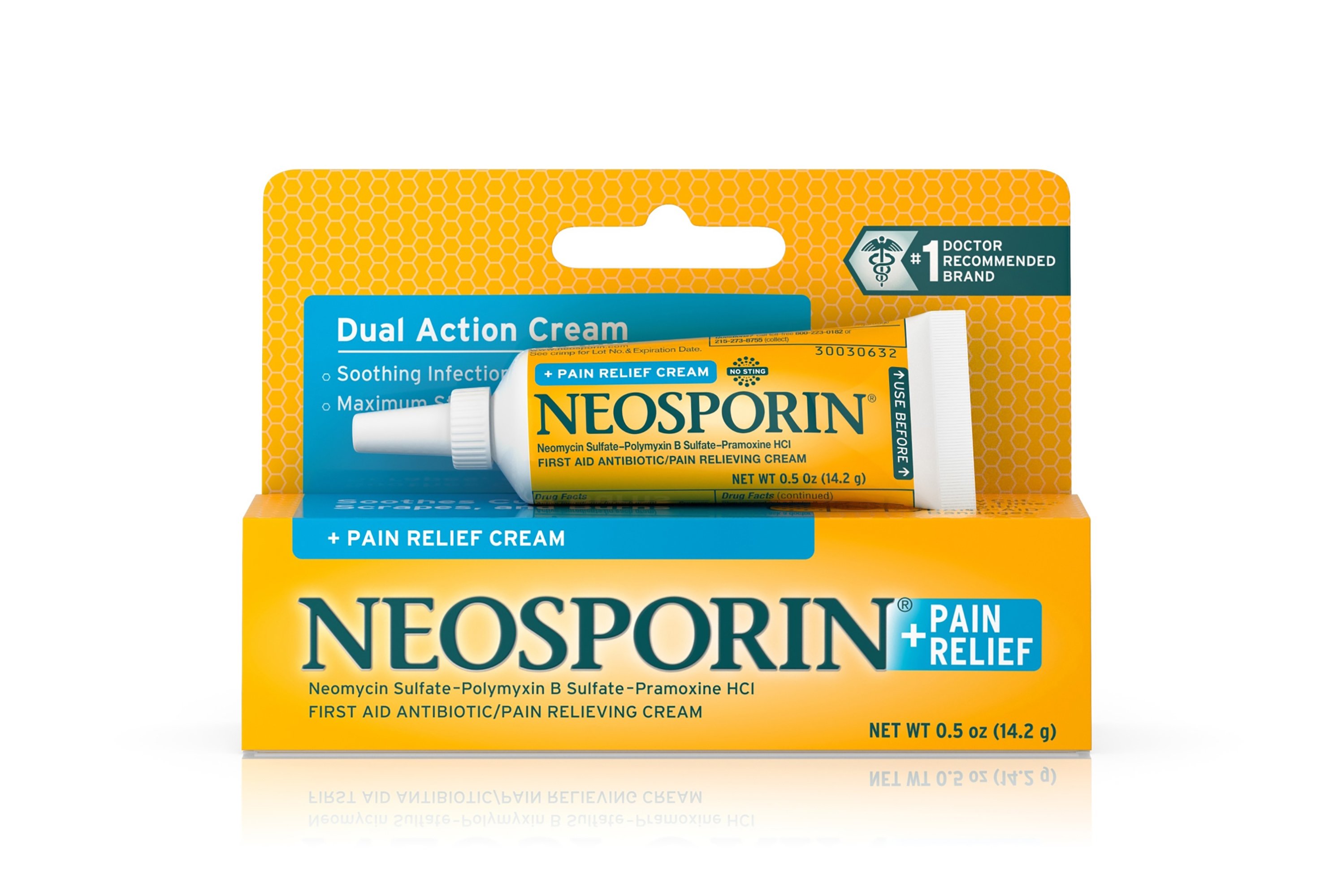 Neosporin + Pain Relief Cream Maximum Strength, 0.5-ounce tube MK 677853