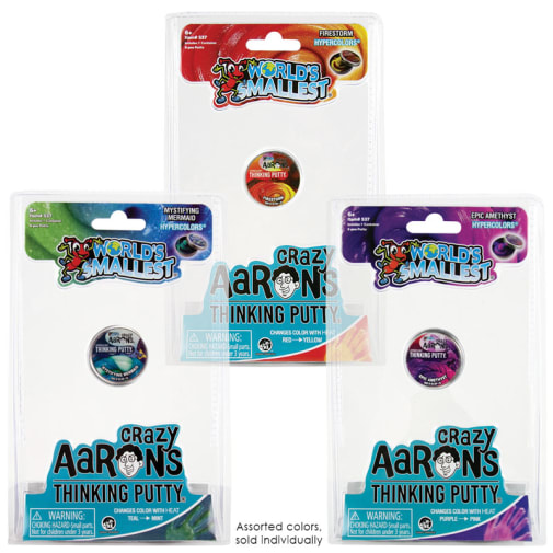 World's Smallest Crazy Aaron's Thinking Putty (assorted colors)