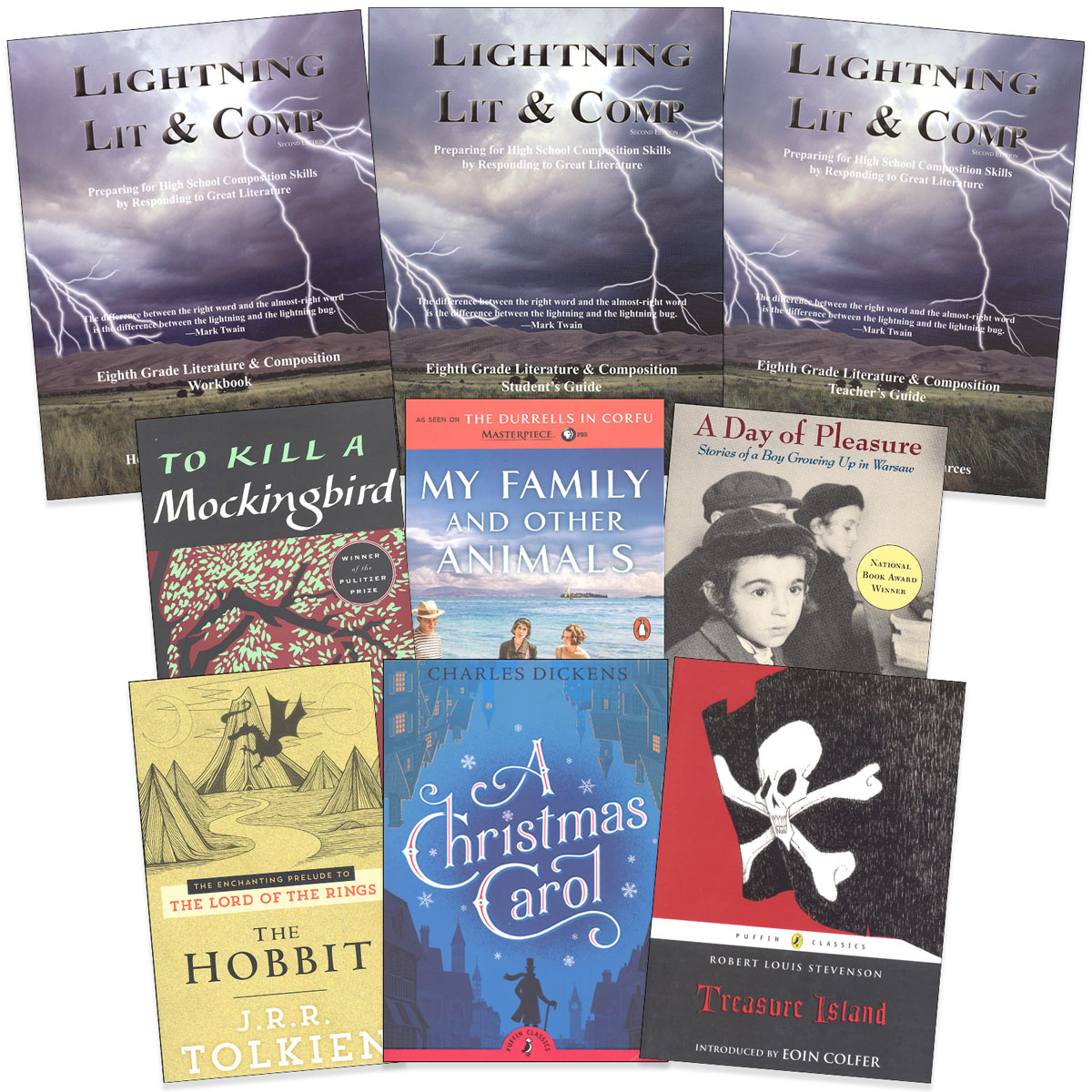 Lightning Lit & Comp Eighth Grade Pack without Stories and Poems