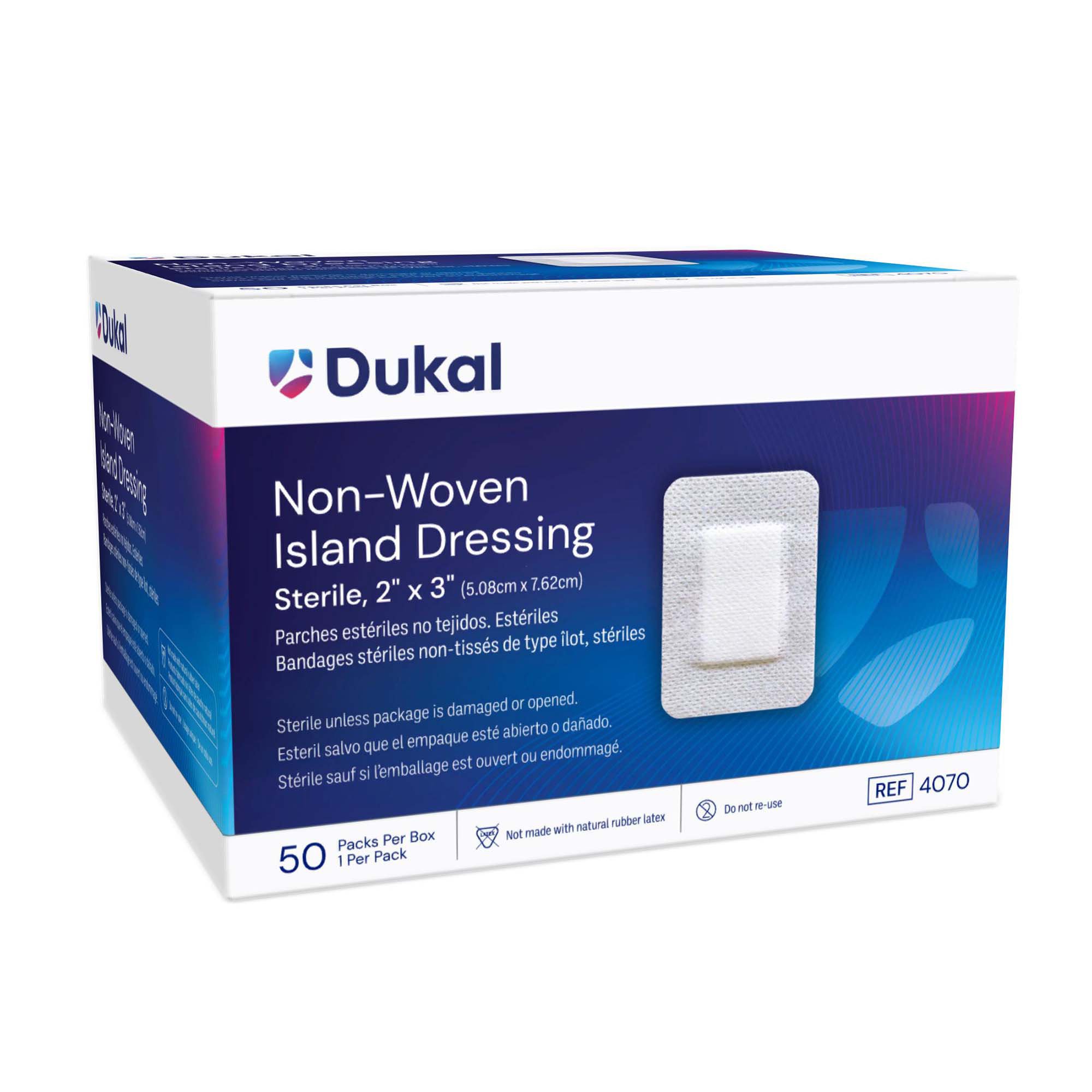 Dukal Island Dressing with Border, 2 x 3 Inch MK 815227