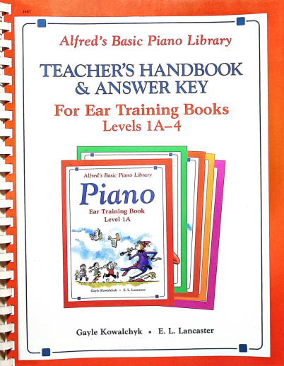 Alfred's Basic Piano Course Ear Training Teacher Handbook/Answer Key Levels 1A-4