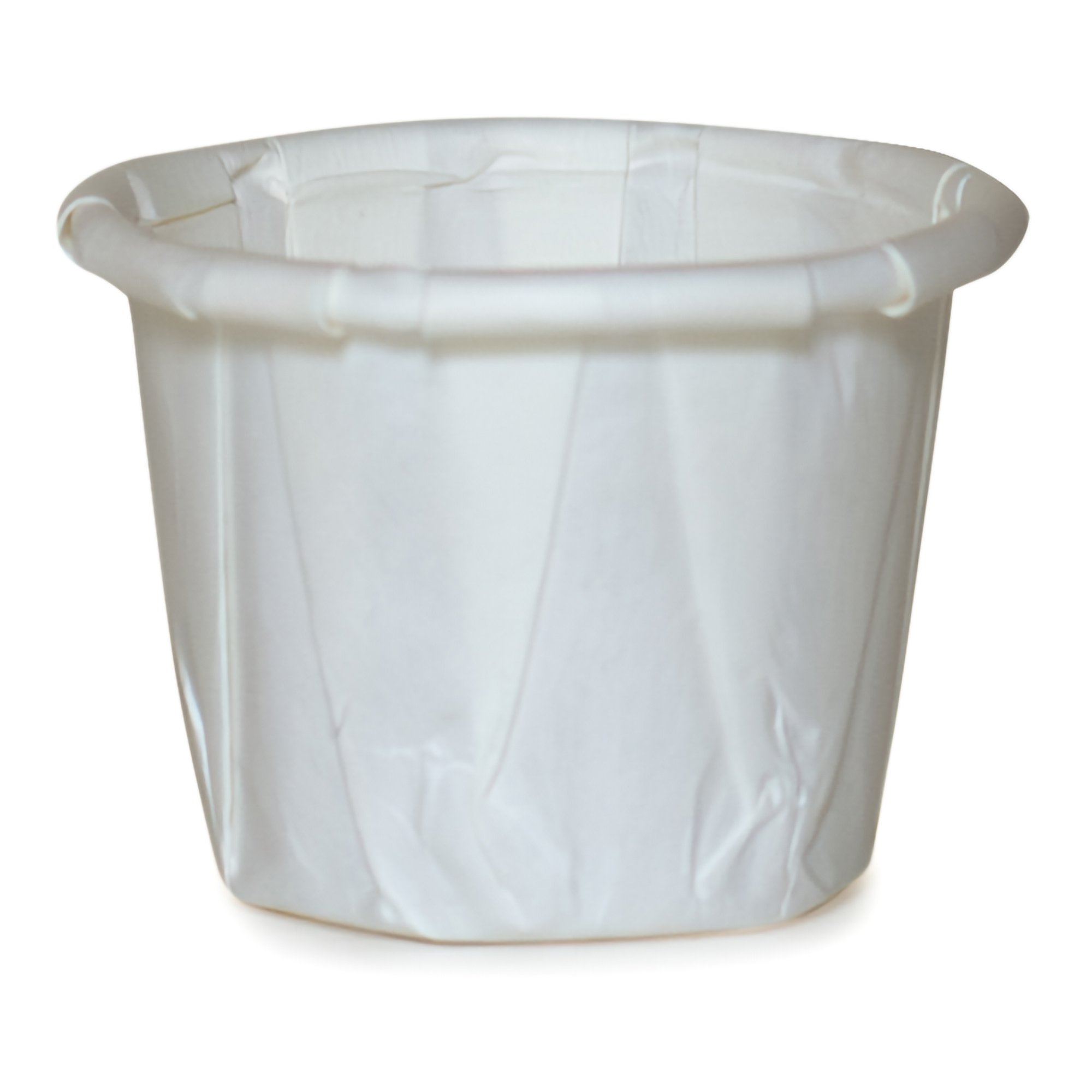 0.5 oz. Paper Souffle Cup White Disposable MK 1251878