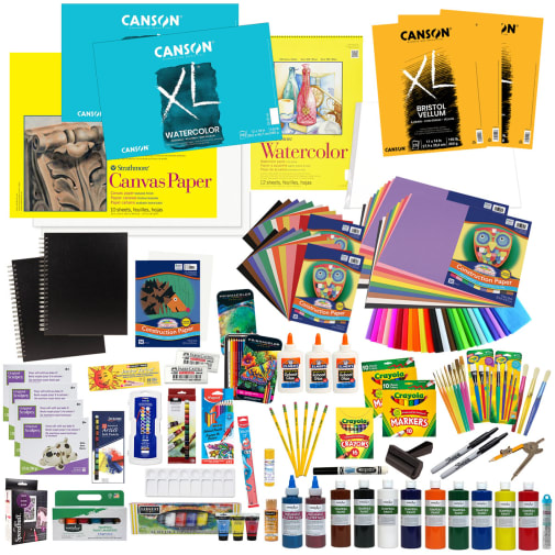 Home Art Studio K-5 Complete Art Supply Package