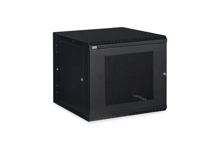 12U LINIER Swing-Out Wall Mount Cabinet - Vented Door