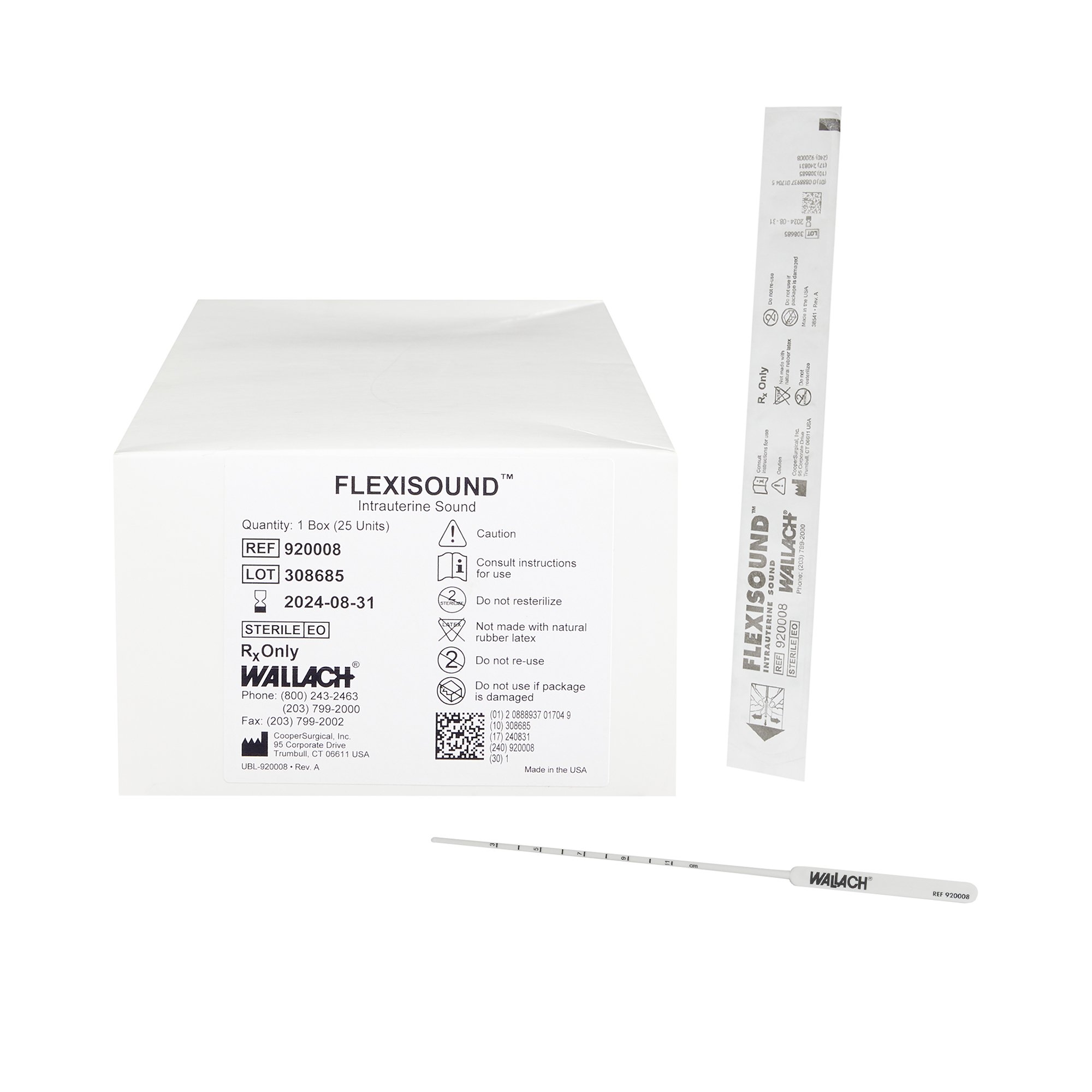 Wallach Surgical Devices Uterine Sound MK 368490