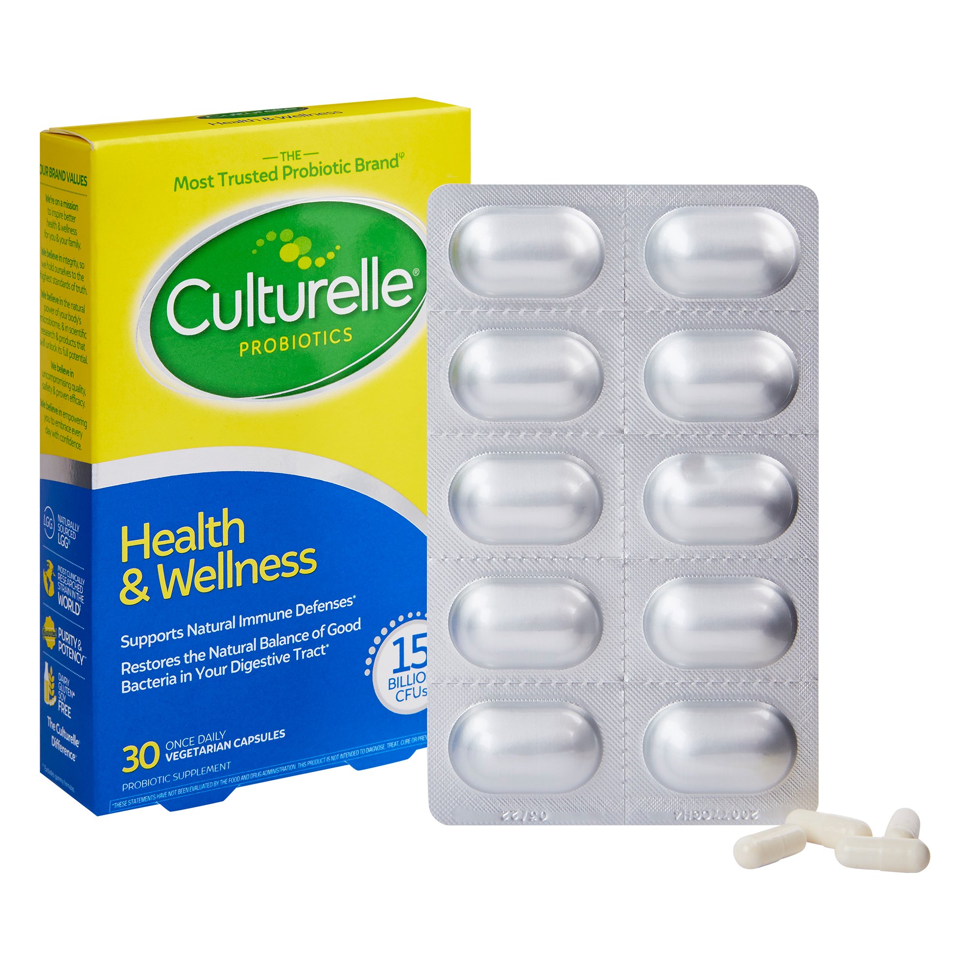 Culturelle Probiotic Health & Wellness Dietary Supplement MK 545516