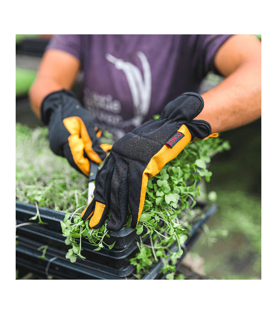 KincoPro&trade; Breathable Light-Duty Black Synthetic, Black, large image number 3