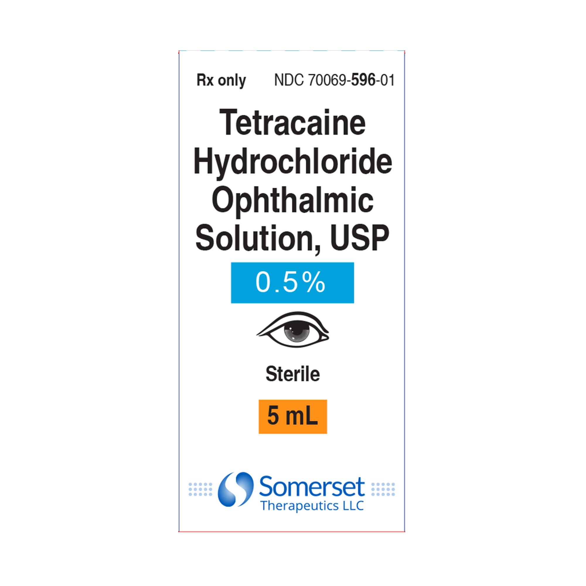 Tetracaine HCl 0.5% Solution 5 mL MK 1267637