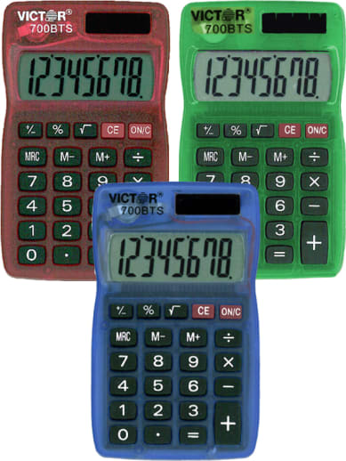 Victor Super Large Display Compact Calculator 700BTS