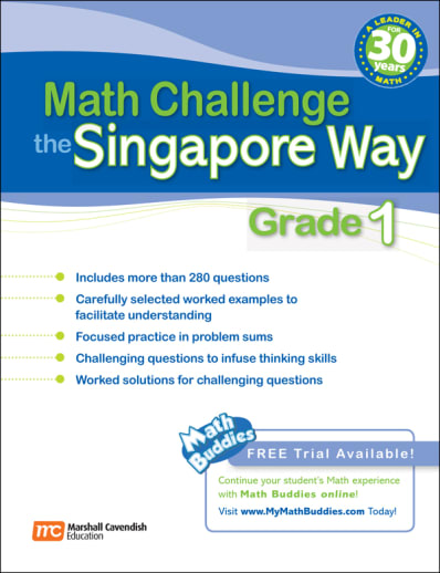 Math Challenge the Singapore Way Grade 1 Workbook