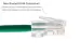 Cat6 Ethernet Patch Cable, Non-Booted, UTP, 5 ft, Green