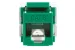 Cat6 RJ45 110 Type Keystone Jack, Green