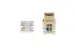Cat6A RJ45 110 Type Keystone Jack, Ivory