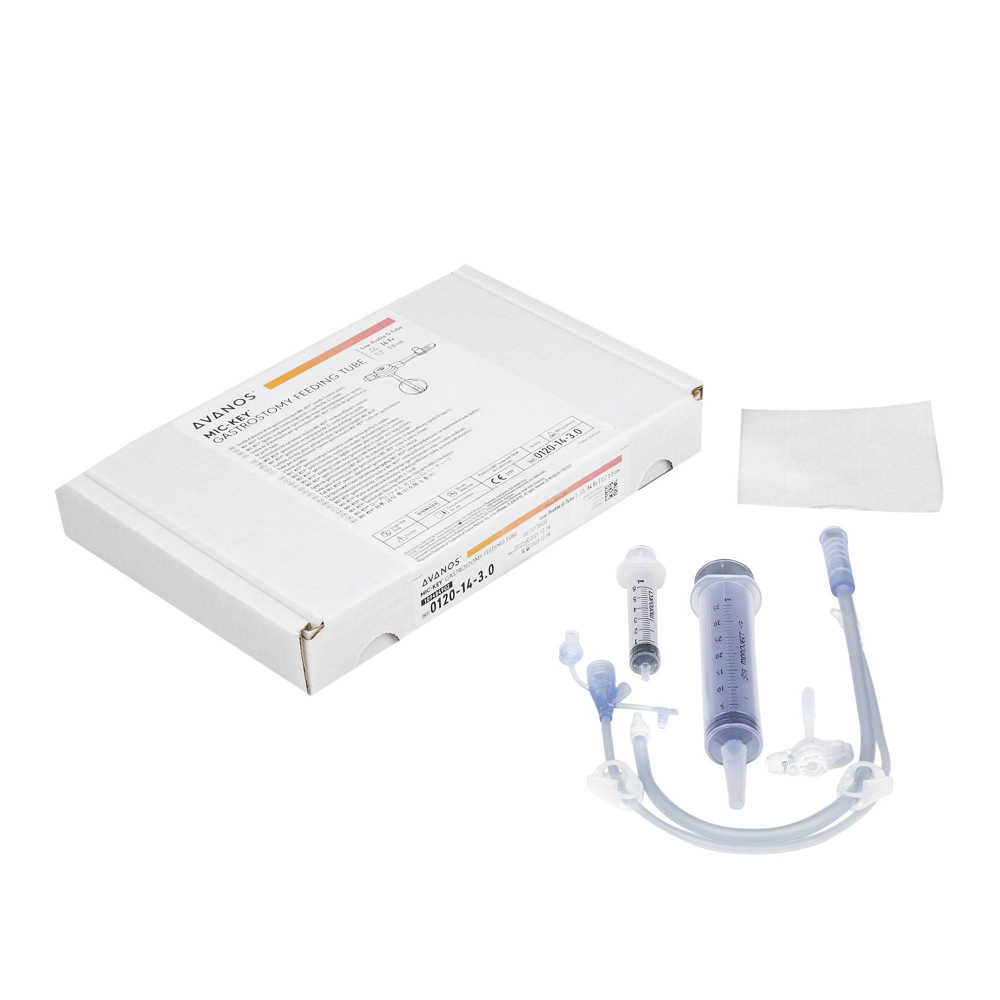 Mic-Key Low Profile Gastrostomy Feeding Tube Kit, 14 Fr., 3.0 cm Tube MK 375172