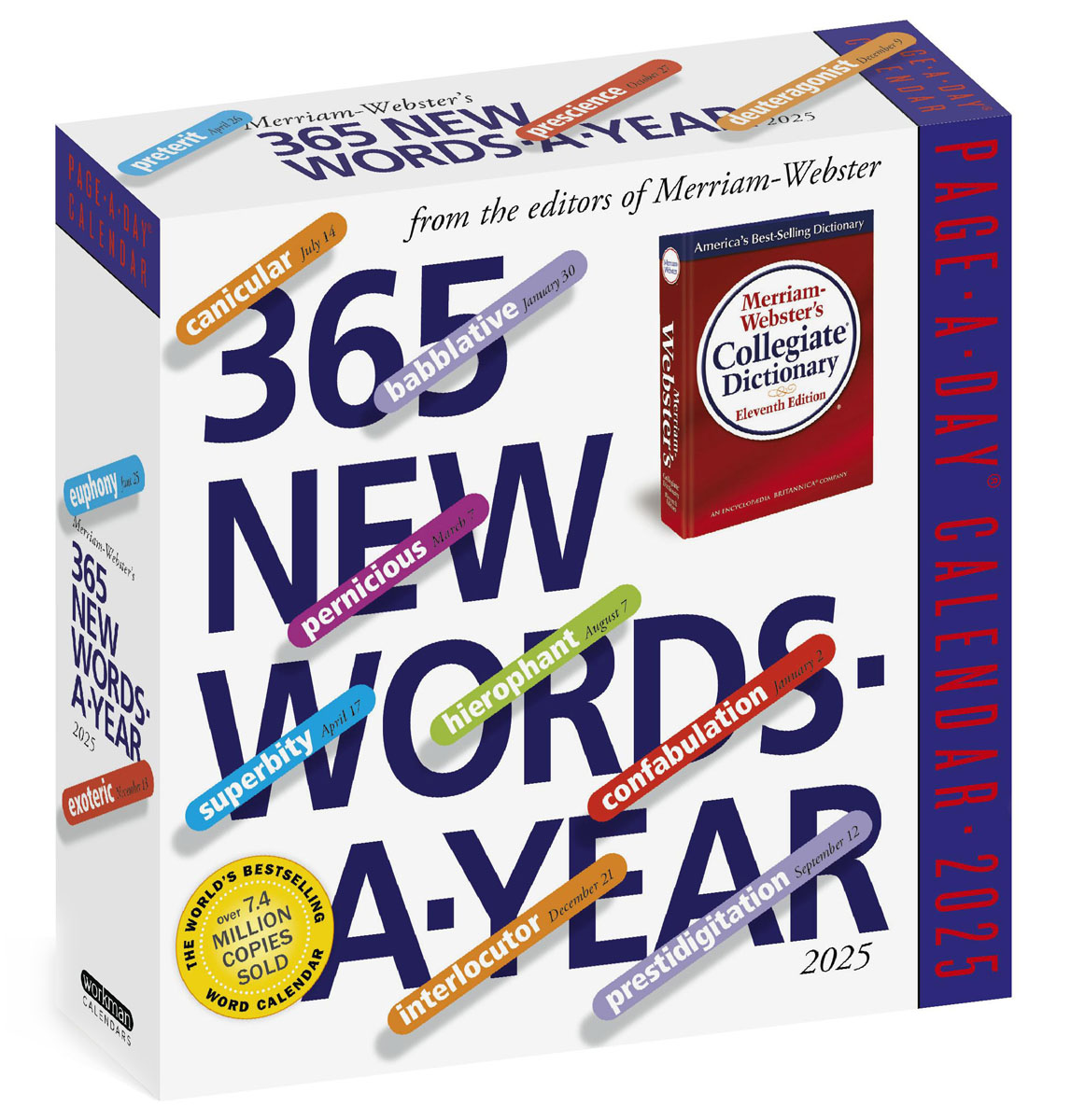 365 New WordsAYear PageADay 2025 Calendar