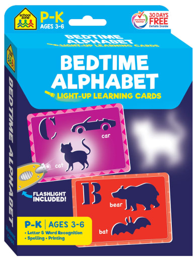 Bedtime Alphabet Light-Up Learning Cards