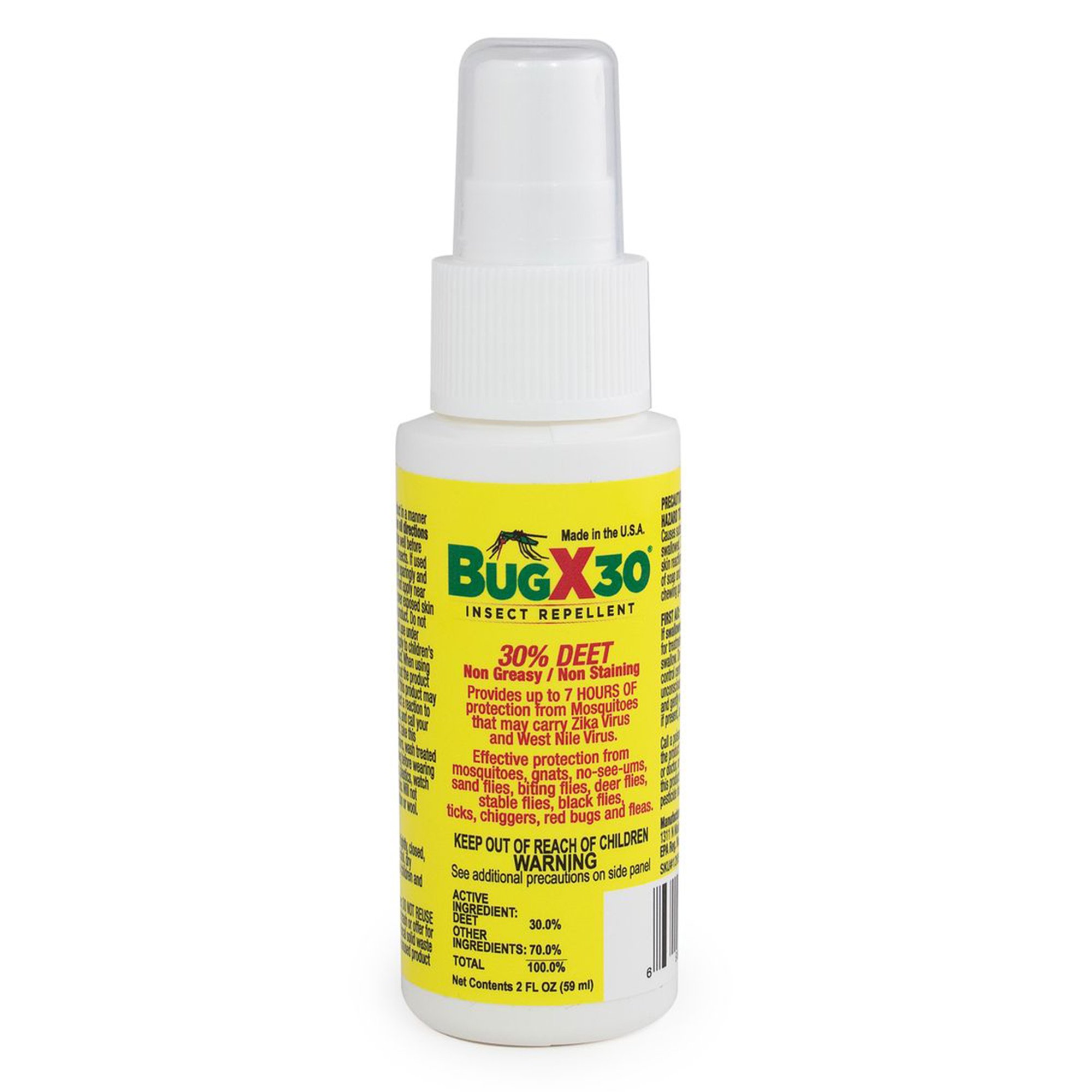 BugX 30% DEET Insect Repellent, 2-ounce spray bottle MK 1046075