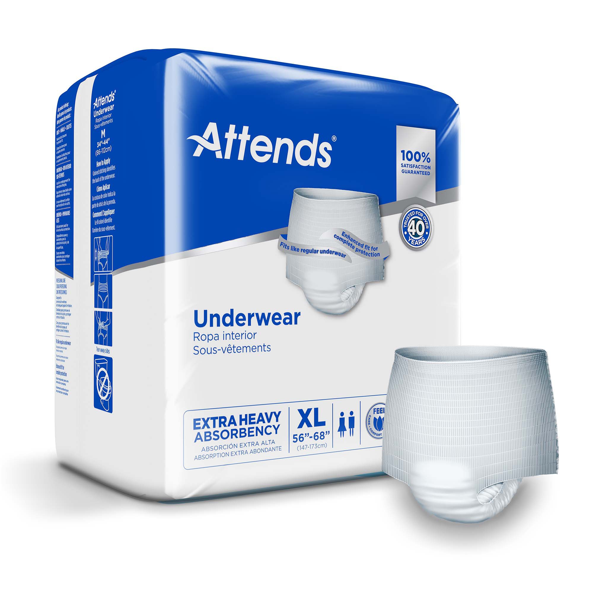 Attends Care Moderate Absorbent Underwear, Extra Large MK 771658