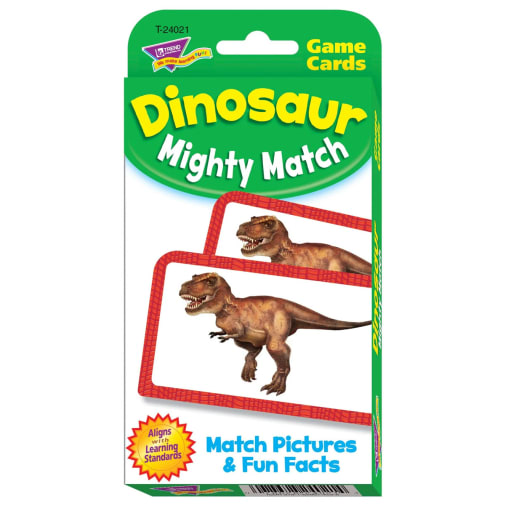 Dinosaur Mighty Match Challenge Cards