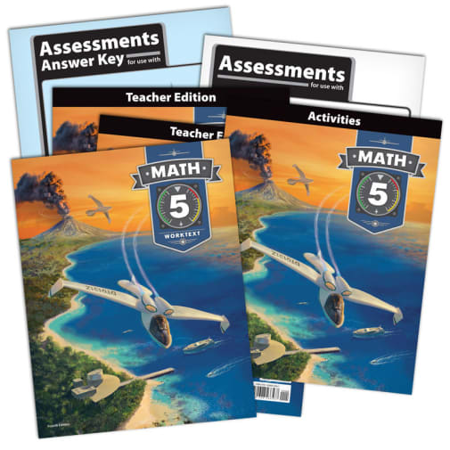 BJU Press Math 5 Home School Kit 4th Edition