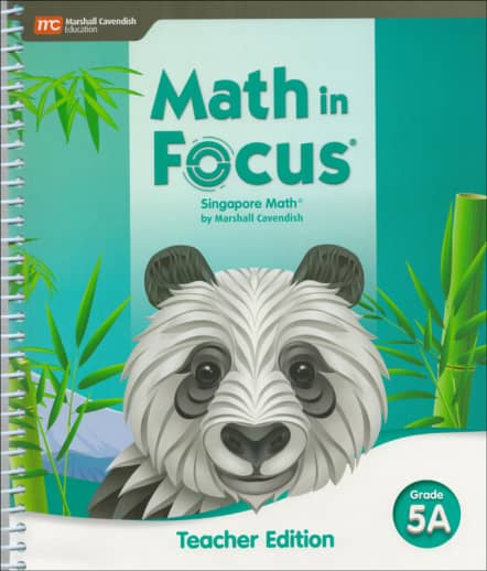 Math in Focus 2020 Teacher Edition Volume A Grade 5