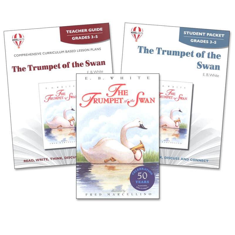 Novel Units Trumpet of the Swan Set