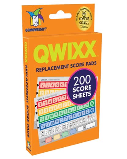 Qwixx Replacement Score Pads | Gamewright