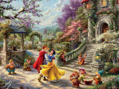 Snow White Dancing in the Sunlight (Thomas Kincaid) Disney
