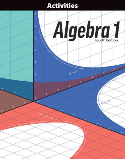 BJU Press Algebra 1 Student Activity Manual  4th Edition