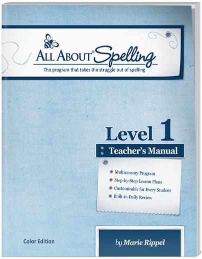 All About Spelling Level 1 Teacher's Manual (Color Edition)