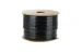 Cat6 Bulk Ethernet Cable, Shielded, Solid, CMR, Spool, 1000 ft, 550 Mhz, Black