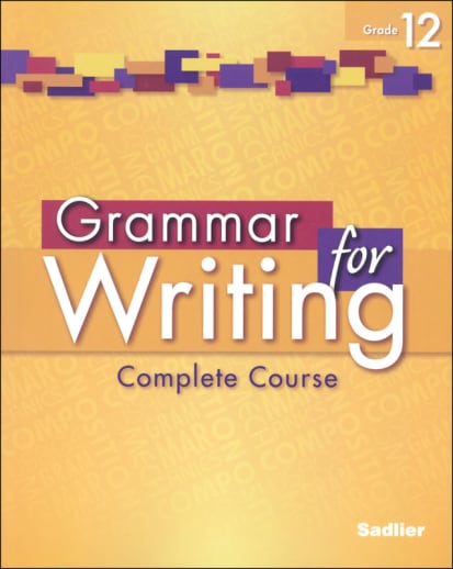 Grammar for Writing Student Edition Grade 12