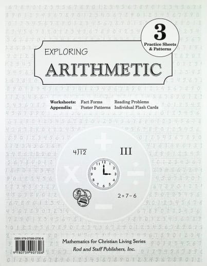 Exploring Arithmetic Grade 3 Practice Sheets (3rd Edition)