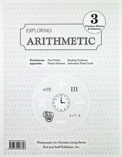 Exploring Arithmetic Grade 3 Practice Sheets (3rd Edition)