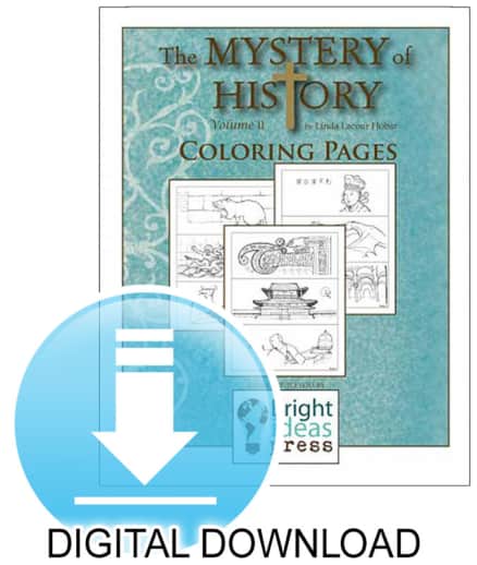 The Mystery of History Volume 2 Coloring Pages Digital Download