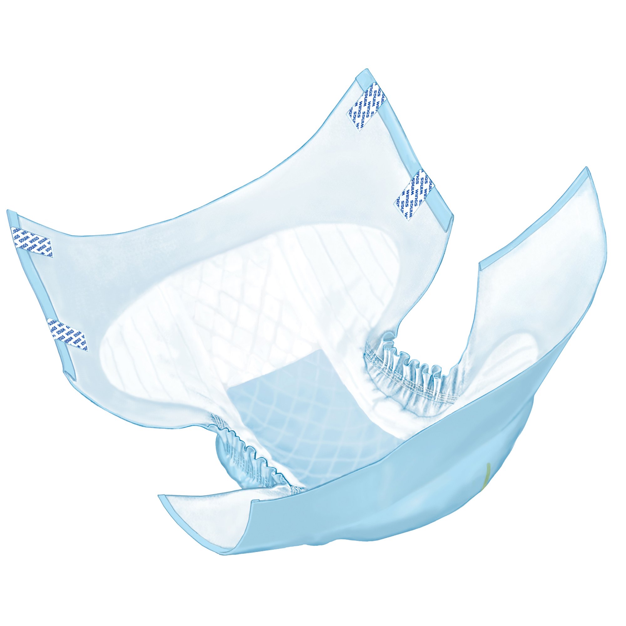 Wings Plus Heavy Absorbency Incontinence Brief, Small MK 374385
