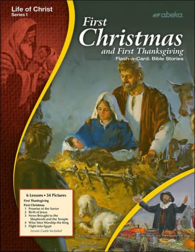 Abeka First Christmas Flash-a-Card Bible Stories