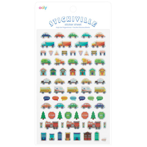 Itsy Bitsy Stickers - Workin' Wheels