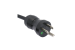 15Ft Hospital Grade Power Cord – NEMA 5-15P to IEC C13, SJT 18/3 AWG, Black Jacket