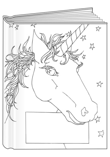 Unicorn Bare Book