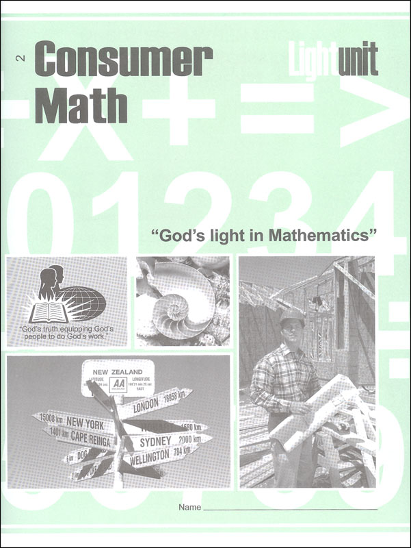 Consumer Math LightUnit 2